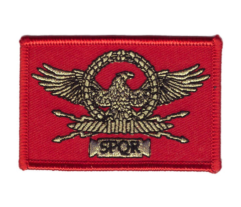 Iron on Roman Republic SPRQ Flag Lost Legion Patch