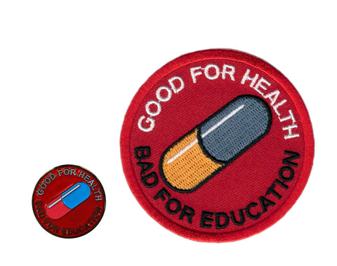 Pin and Patch Akira Good for Health Bad for Education - Titan One