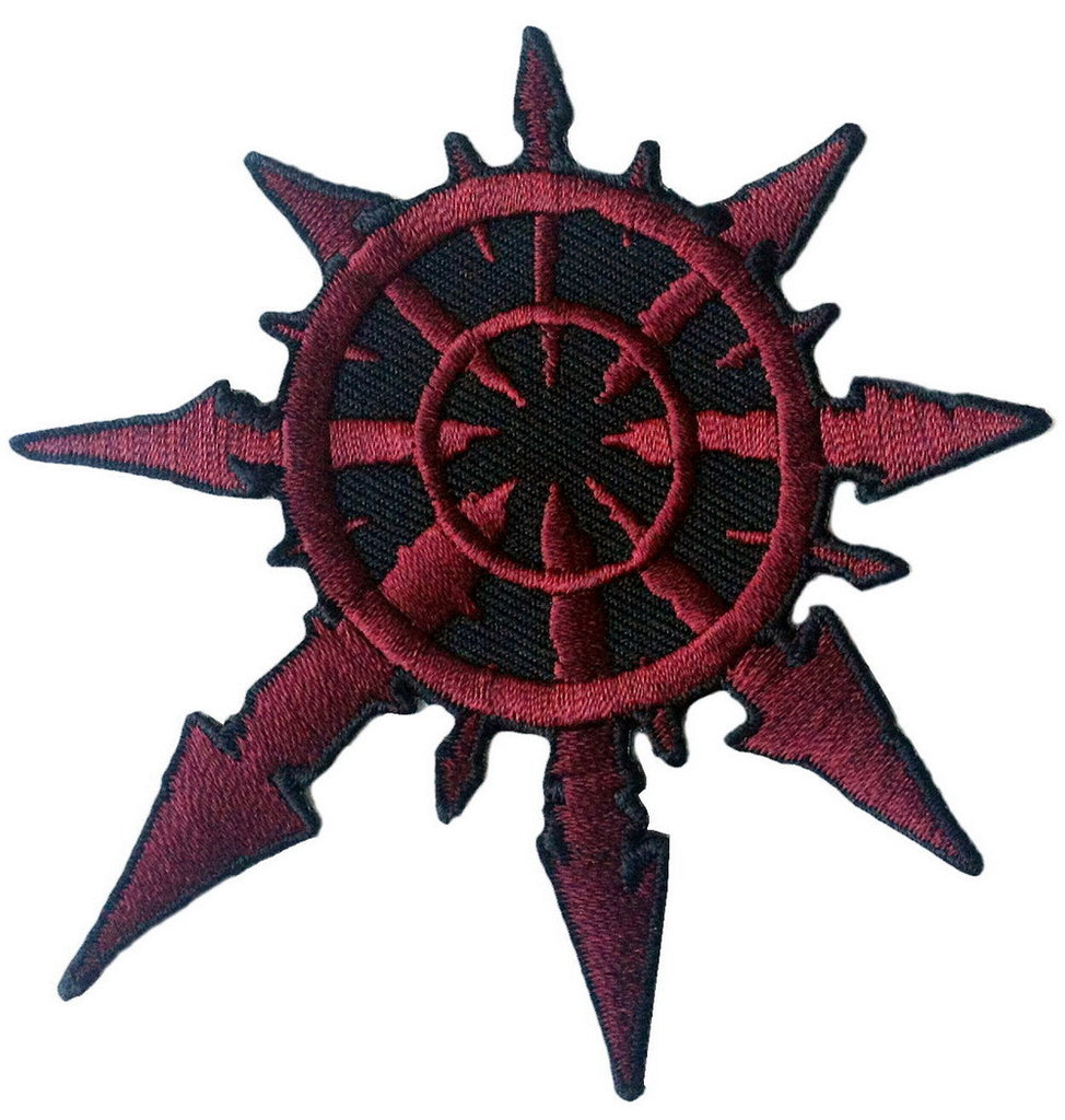 Red Chaos Star of Undivided Warhammer 40K Jacket Biker Patch - Titan One