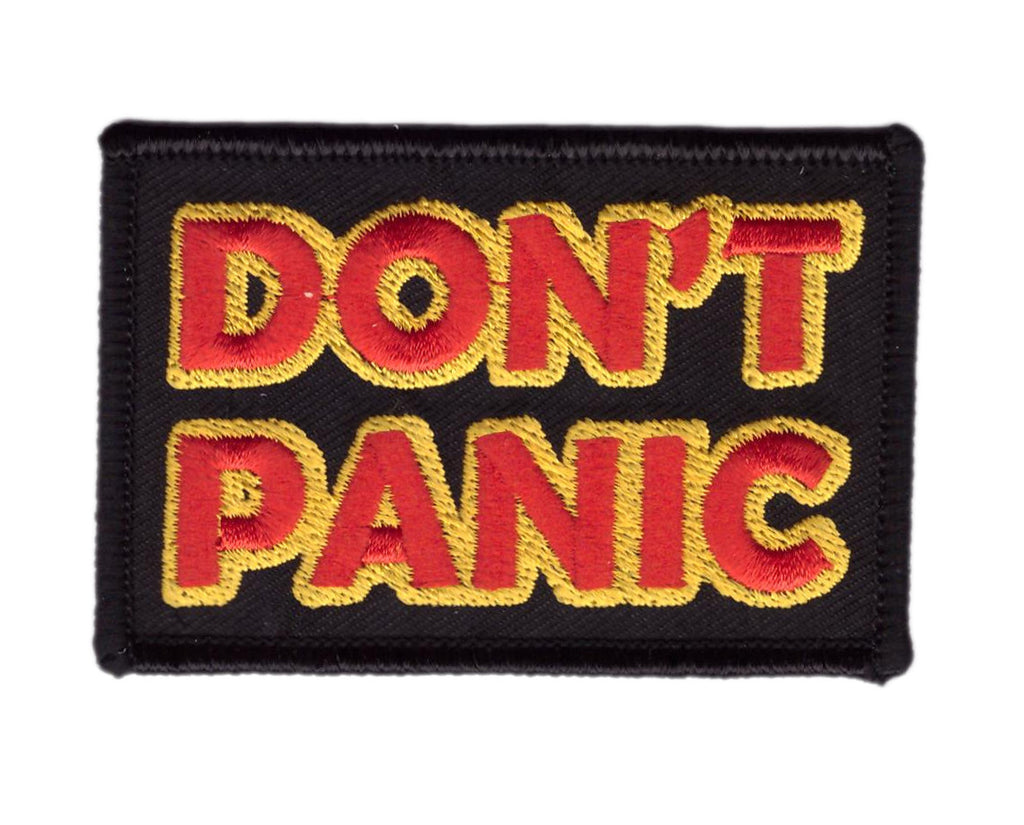 Don't Panic Hitchhiker Guide Galaxy Flag Tactical Operator Army Patch