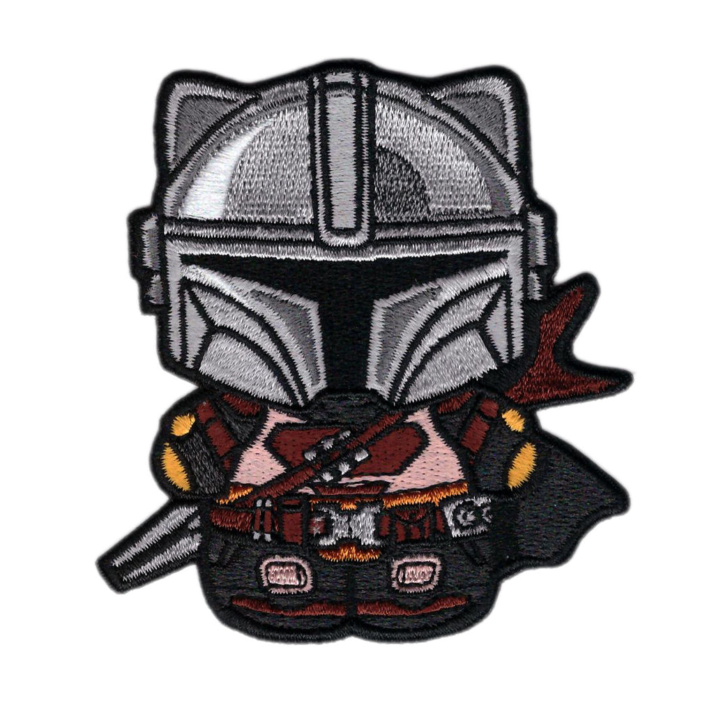 Hello Mando Kitty Mandolorean Morale Patch