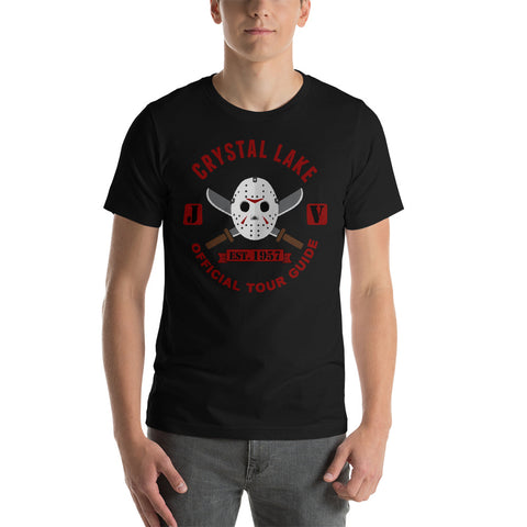 Jason Vorhees Crystal Lake Tour Guide Short-Sleeve Unisex T-Shirt - Titan One