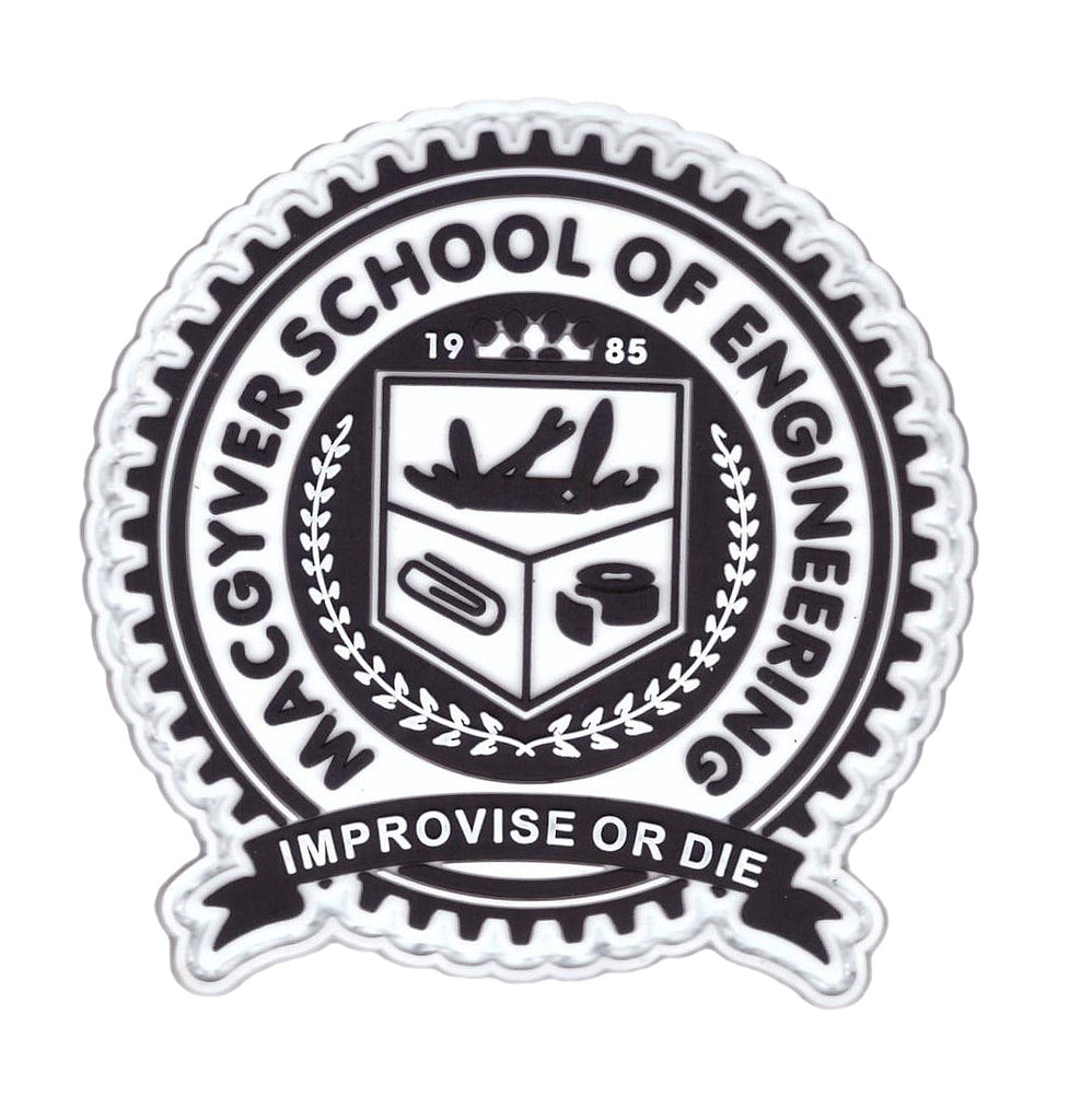PVC MacGuyver School of Engineering Tactical Morale Patch